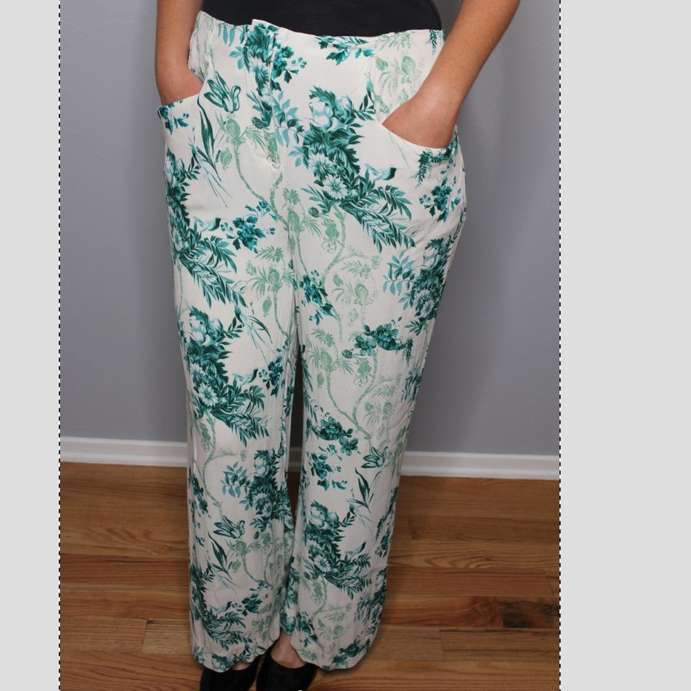 Anthropologie - Christina Wide-Leg Trousers